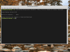 Running simple backup
