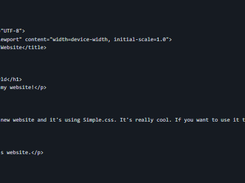 Simple.css Screenshot 1
