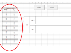 Indicative completion of the correspondence letter table