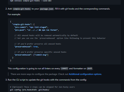 simple-git-hooks Screenshot 1