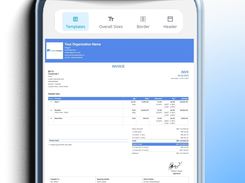 Customise Invoice Templates