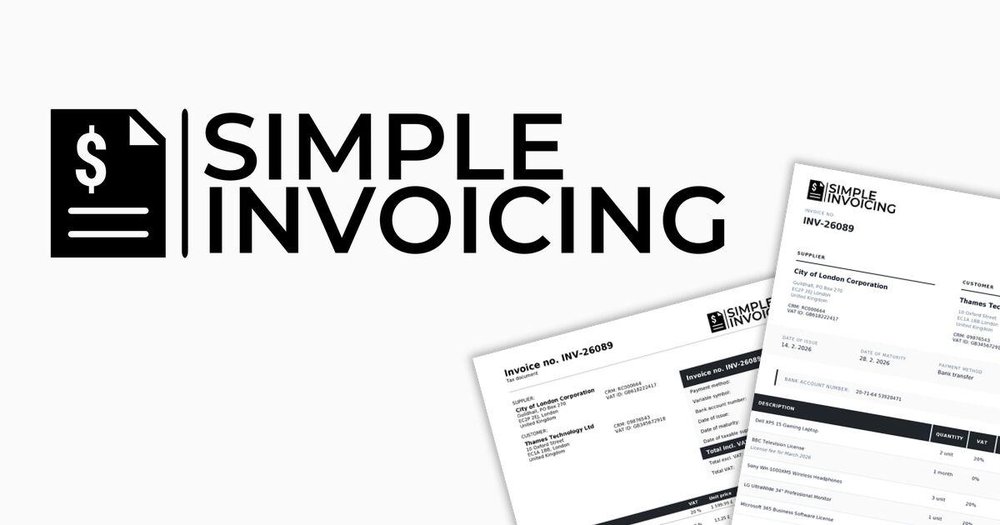 Simple Invoicing Screenshot 1
