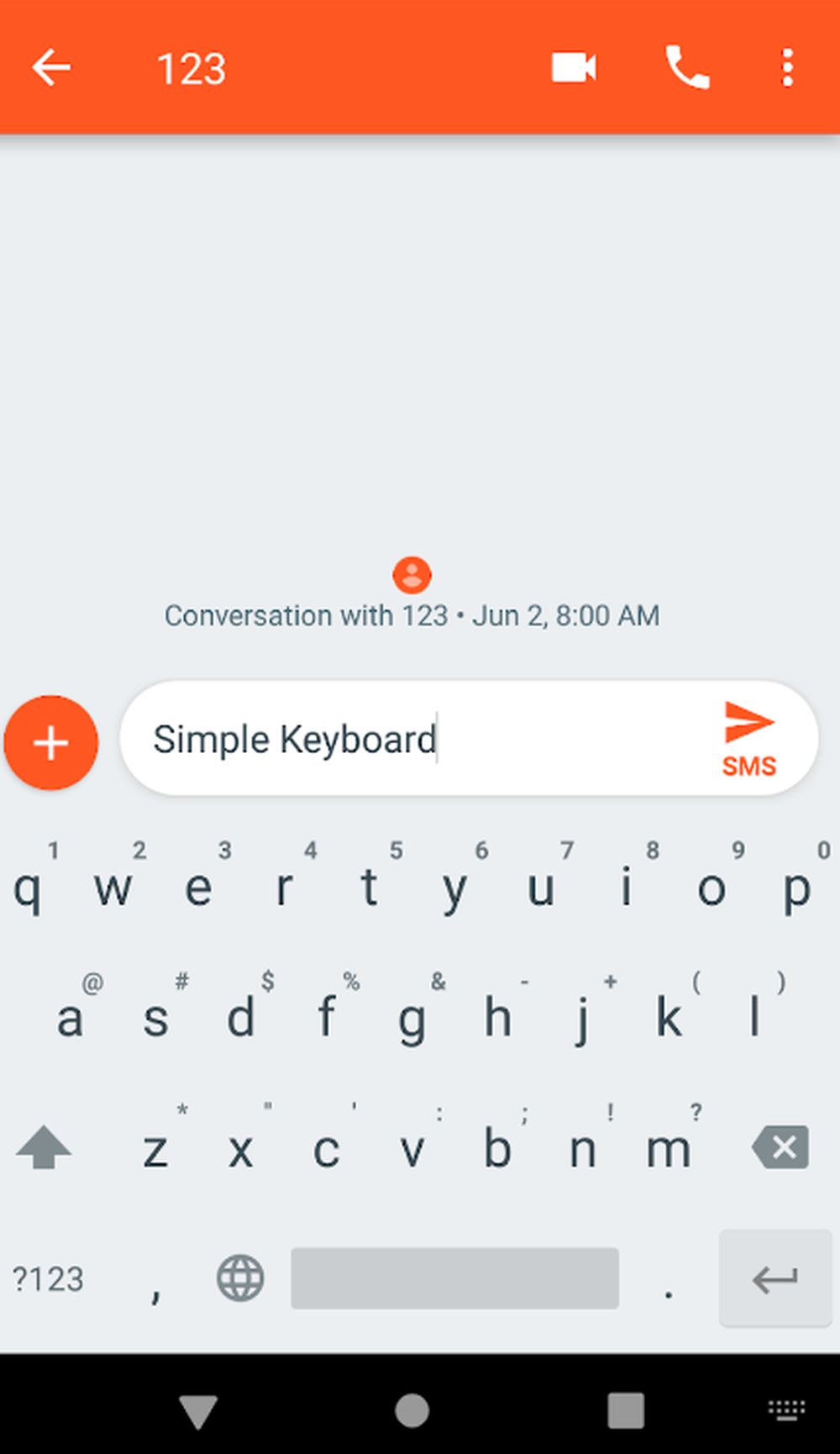 Simple Keyboard Screenshot 1