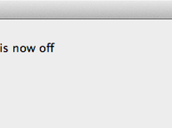 Unload success dialog