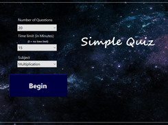 Simple Quiz Screenshot 1