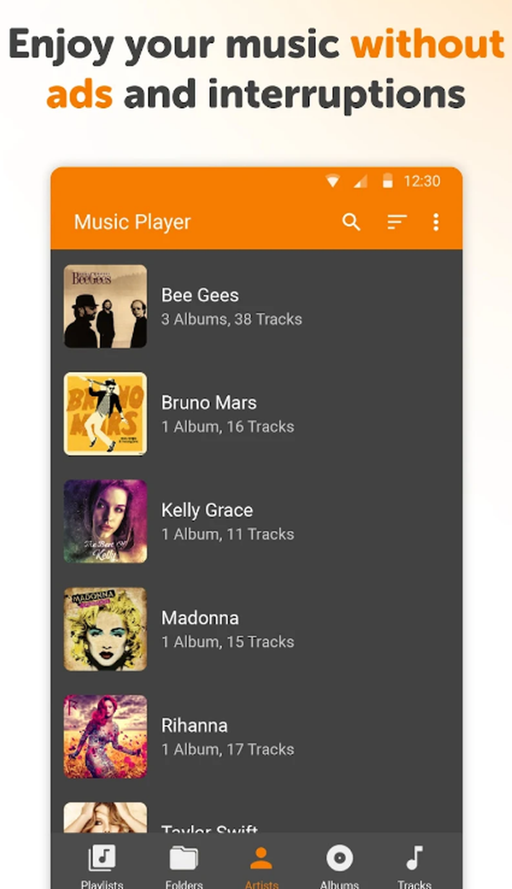 Simple Music Player Screenshot 1