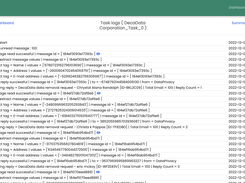 SimpleOptOutCompliance Detailed Log View