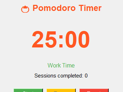 Simple Pomodoro Timer Screenshot 1