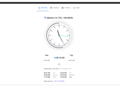 praytime page light theme