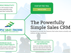 Simple Sales Tracking CRM Screenshot 1