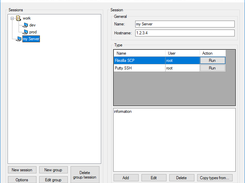 Simple Session Manager Screenshot 1