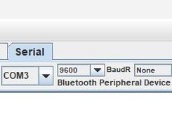 Serial settings and name displayed