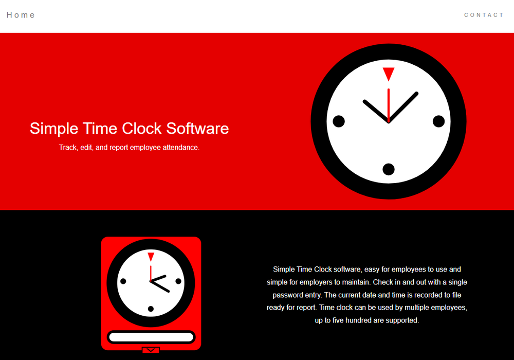 Simple TimeClock Screenshot 1