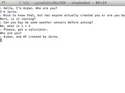 SimpleAiBot in action!