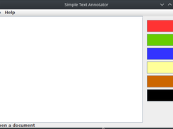 SimpleAnnotator Main Frame