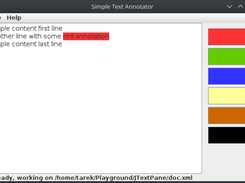 Annotating a socument in SimpleAnnotator