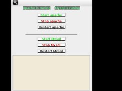 Simple apache mysql start & off Screenshot 1