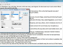Simple Bible allows you to change the font