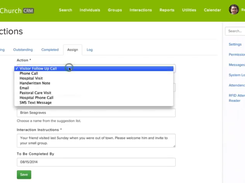 SimpleChurchCRM-Interactions
