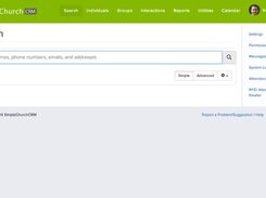 SimpleChurchCRM-Search