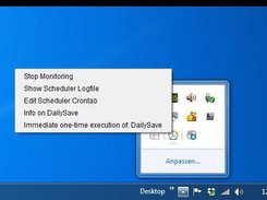 Menu shown by TrayIcon