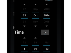 Quick reschedule menu