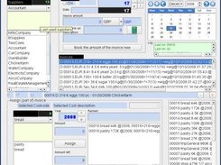 Bakery w. invoices, costs assigned