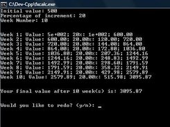 This is a console program