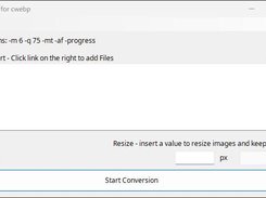 SimpleGui for Cwebp Screenshot 1