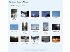 Thumbnailed overview