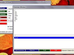 Simple Full Translator 1.0 Grow (Dictionary Grammars Window)