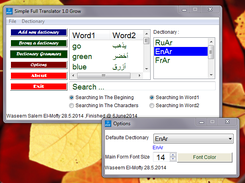 Options Window