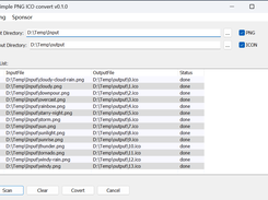 main windows UI