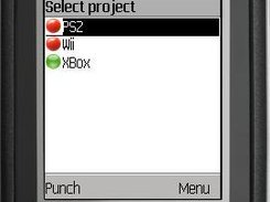 Project List with Punch in/out option