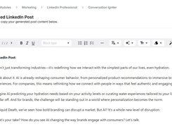 Generated Output Content