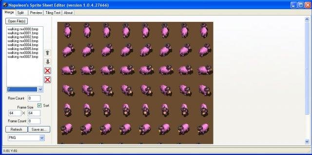 Simple Sprite Editor Download Sourceforge Net In this video i am going to share with you an application called alferd spritesheet unpacker for game development in gdevelop 5. simple sprite editor download