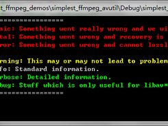 simplest ffmpeg avutil Screenshot 1