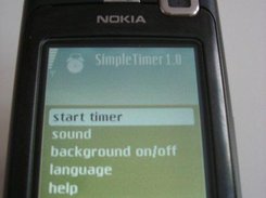 options dialog on main screen