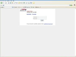 Login screen on TSFU Beta 0.2