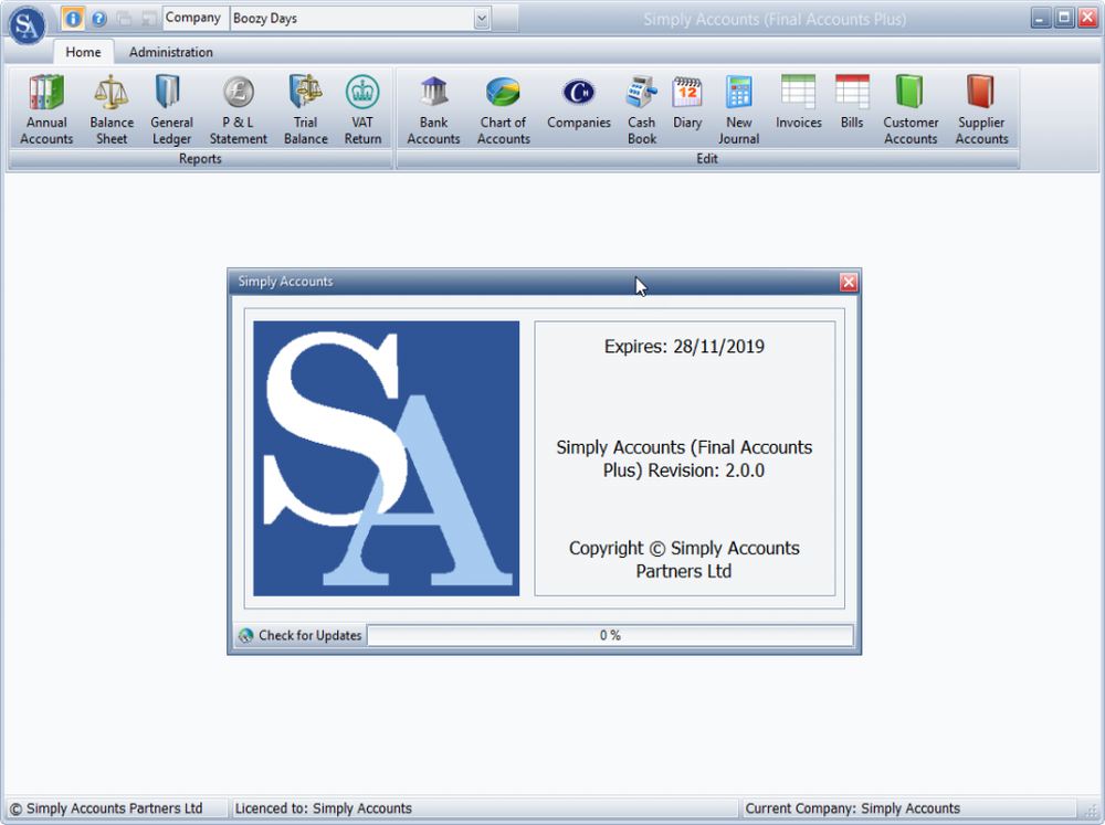 Simply Accounts Screenshot 1