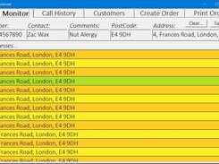 Monitor landline. Resolve postcode entry.