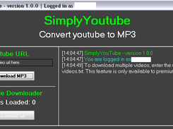 SimplyYoutube GUI