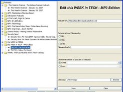 Edit a podcast Settings