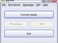 simReader main window