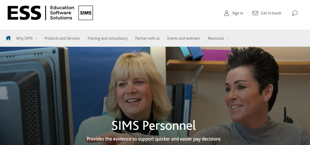 SIMS Personnel Screenshot 1