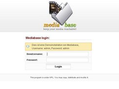 Login page