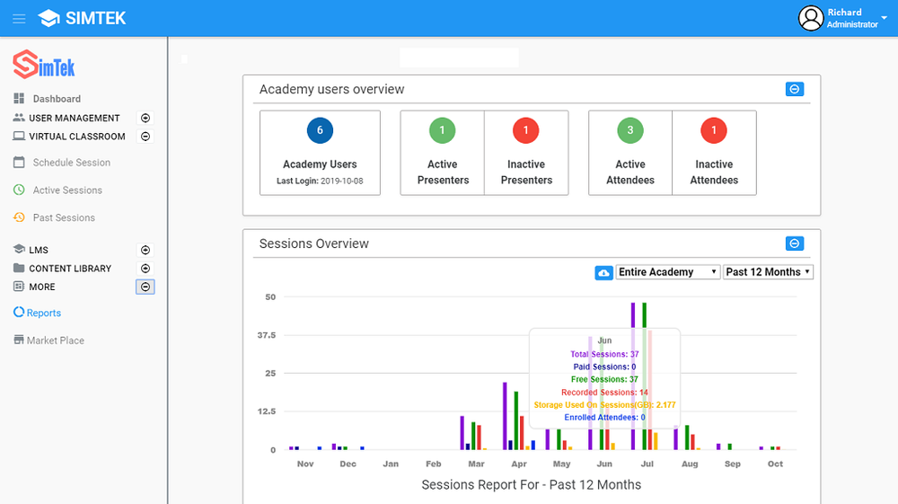 SimTek Learning Screenshot 1