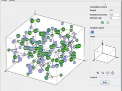 Simulation in 3D, fully customizeable graphics