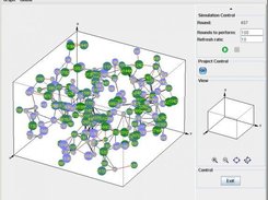 Simulation in 3D, fully customizeable graphics