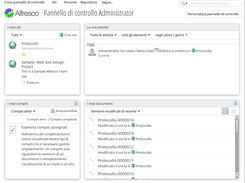 Home page del sito di protocollazione